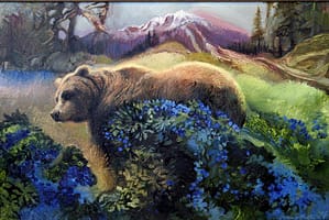 Blueberries and Bear-image
