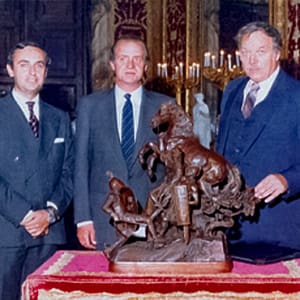 Lorenzo Ghiglieri with King Juan Carlos