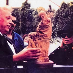 Lorenzo Ghiglieri with Michael Jackson